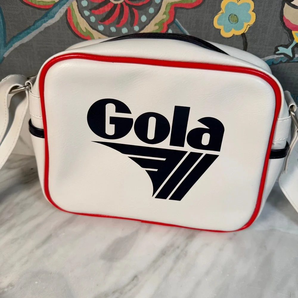 Gola Redford Messenger Bag White‎ Retro Vintage Style Crossbody D38110A READ